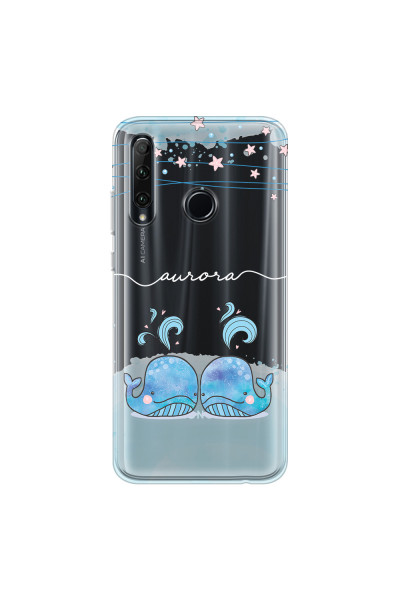 HONOR - Honor 20 lite - Soft Clear Case - Little Whales White