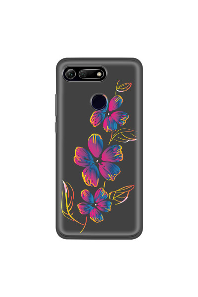 HONOR - Honor View 20 - Soft Clear Case - Spring Flowers In The Dark