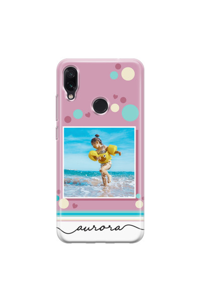 XIAOMI - Redmi Note 7/7 Pro - Soft Clear Case - Cute Dots Photo Case
