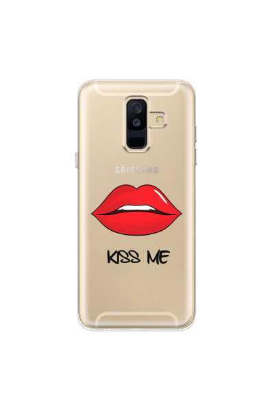 SAMSUNG - Galaxy A6 Plus - Soft Clear Case - Kiss Me