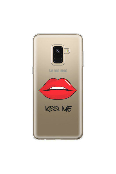 SAMSUNG - Galaxy A8 - Soft Clear Case - Kiss Me