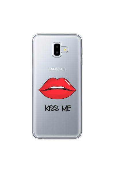 SAMSUNG - Galaxy J6 Plus - Soft Clear Case - Kiss Me