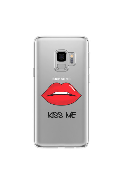 SAMSUNG - Galaxy S9 - Soft Clear Case - Kiss Me