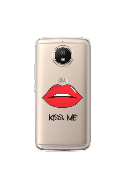 MOTOROLA by LENOVO - Moto G5s - Soft Clear Case - Kiss Me