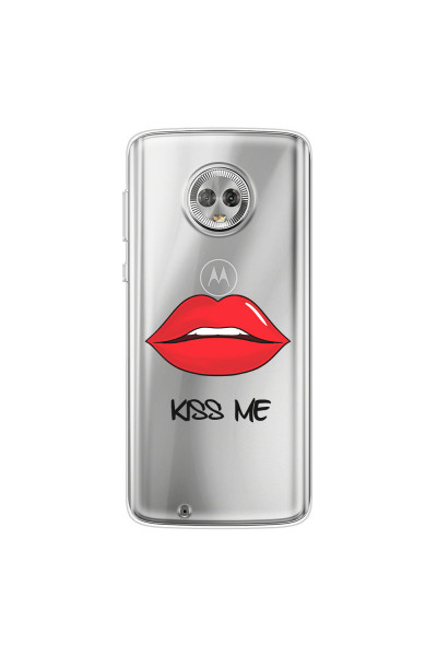 MOTOROLA by LENOVO - Moto G6 - Soft Clear Case - Kiss Me