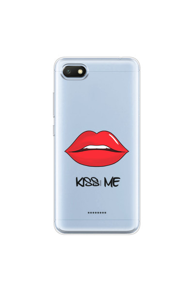 XIAOMI - Redmi 6A - Soft Clear Case - Kiss Me