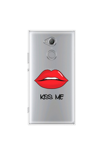 SONY - Sony XA2 Ultra - Soft Clear Case - Kiss Me