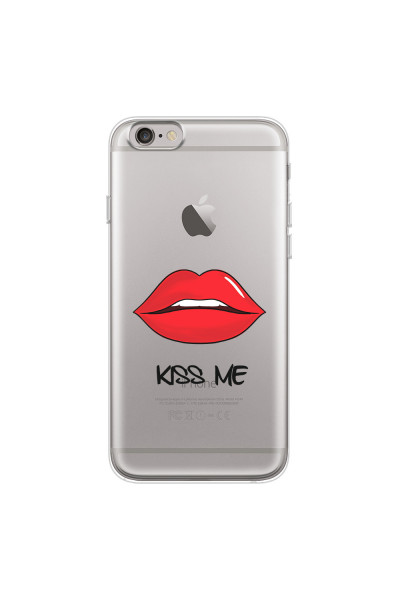 APPLE - iPhone 6S Plus - Soft Clear Case - Kiss Me