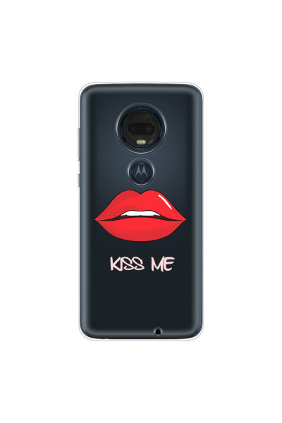 MOTOROLA by LENOVO - Moto G7 Plus - Soft Clear Case - Kiss Me Light