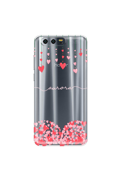HONOR - Honor 9 - Soft Clear Case - Light Love Hearts Strings