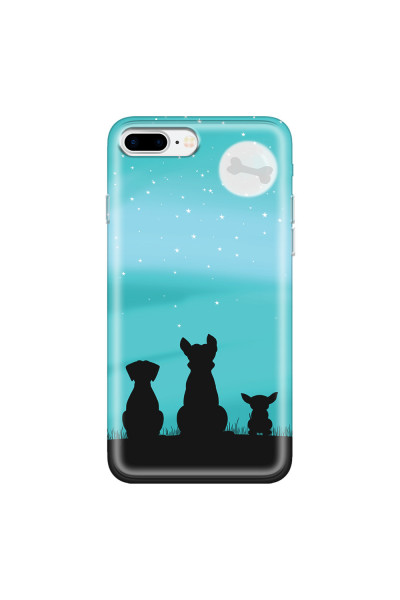 APPLE - iPhone 7 Plus - Soft Clear Case - Dog's Desire Blue Sky
