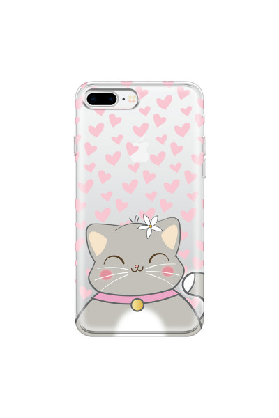 APPLE - iPhone 7 Plus - Soft Clear Case - Kitty