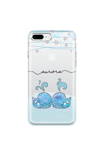 APPLE - iPhone 7 Plus - Soft Clear Case - Little Whales