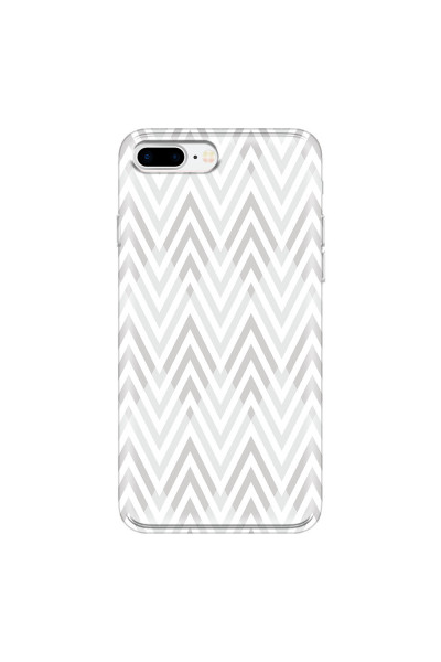 APPLE - iPhone 7 Plus - Soft Clear Case - Zig Zag Patterns