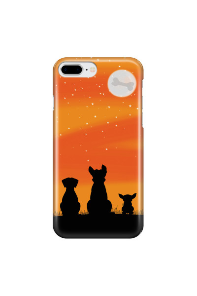 APPLE - iPhone 7 Plus - 3D Snap Case - Dog's Desire Orange Sky