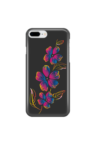 APPLE - iPhone 7 Plus - 3D Snap Case - Spring Flowers In The Dark