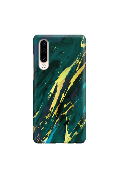 HUAWEI - P30 - 3D Snap Case - Marble Emerald Green