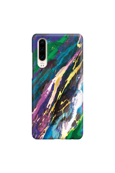HUAWEI - P30 - 3D Snap Case - Marble Emerald Pearl