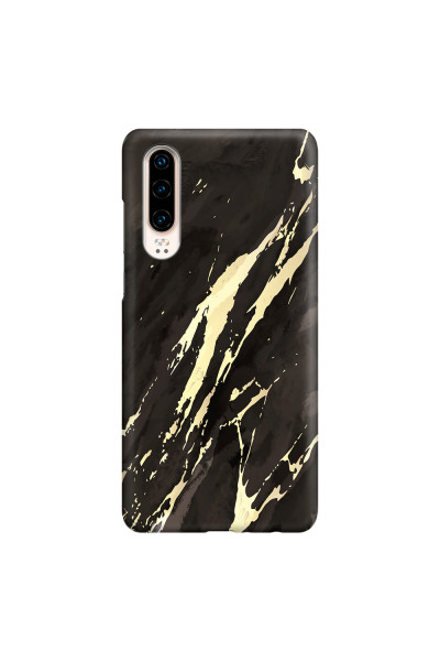 HUAWEI - P30 - 3D Snap Case - Marble Ivory Black