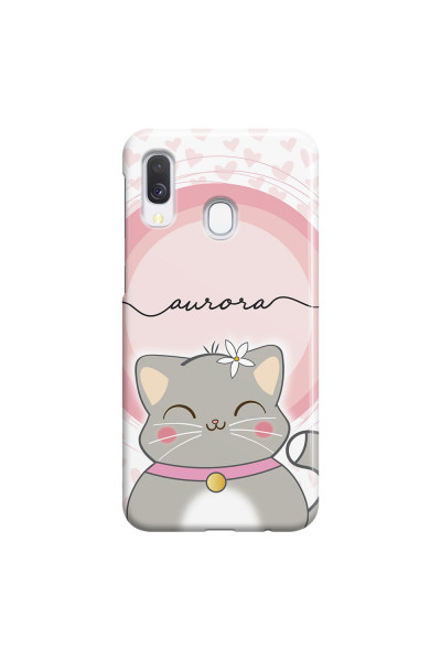 SAMSUNG - Galaxy A40 - 3D Snap Case - Kitten Handwritten