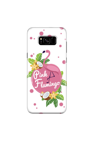 SAMSUNG - Galaxy S8 Plus - 3D Snap Case - Pink Flamingo