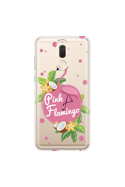 HUAWEI - Mate 10 lite - Soft Clear Case - Pink Flamingo