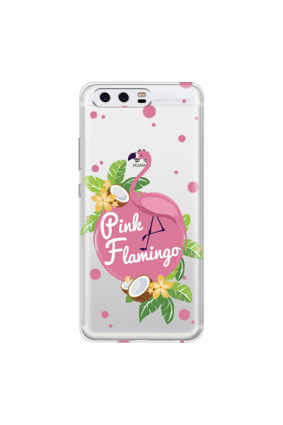 HUAWEI - P10 - Soft Clear Case - Pink Flamingo