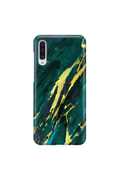 SAMSUNG - Galaxy A50 - 3D Snap Case - Marble Emerald Green