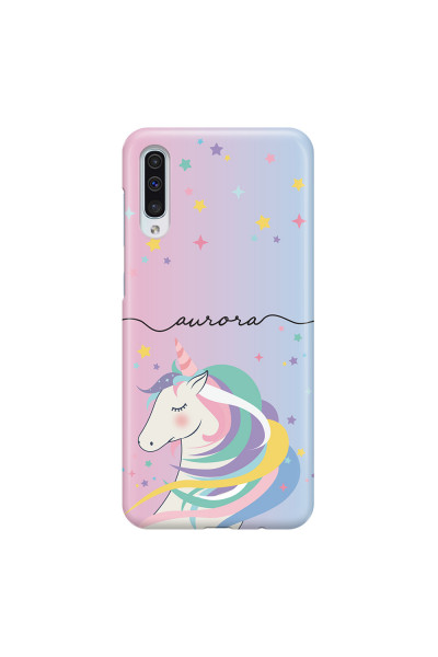 SAMSUNG - Galaxy A50 - 3D Snap Case - Pink Unicorn Handwritten