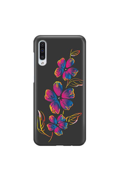 SAMSUNG - Galaxy A50 - 3D Snap Case - Spring Flowers In The Dark
