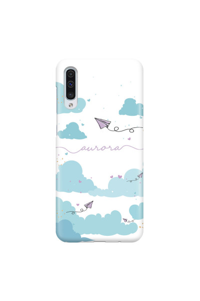 SAMSUNG - Galaxy A50 - 3D Snap Case - Up in the Clouds Purple