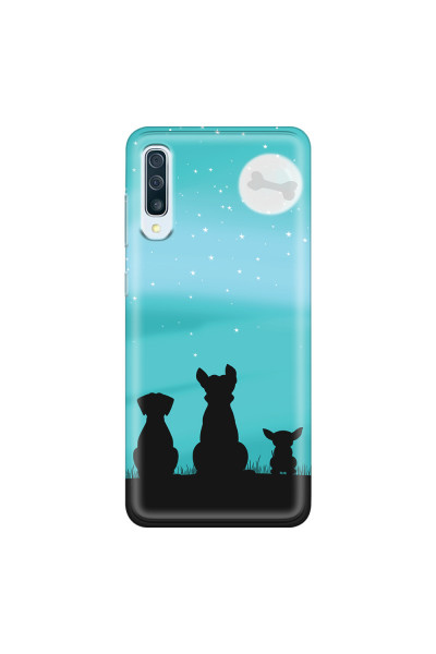 SAMSUNG - Galaxy A50 - Soft Clear Case - Dog's Desire Blue Sky