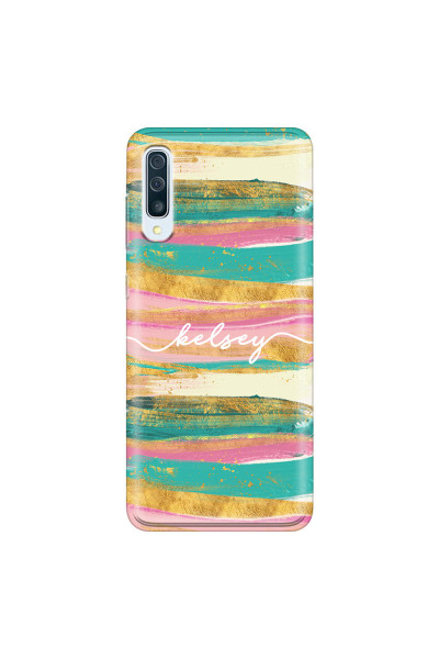 SAMSUNG - Galaxy A50 - Soft Clear Case - Pastel Palette