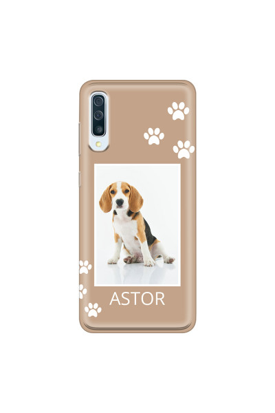 SAMSUNG - Galaxy A50 - Soft Clear Case - Puppy