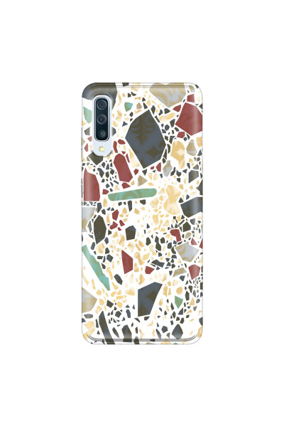 SAMSUNG - Galaxy A50 - Soft Clear Case - Terrazzo Design IX