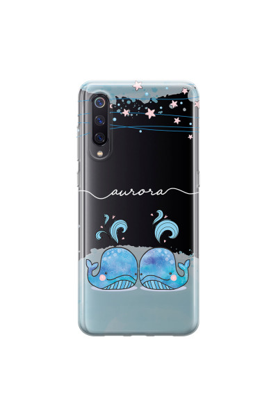 XIAOMI - Xiaomi Mi 9 - Soft Clear Case - Little Whales White