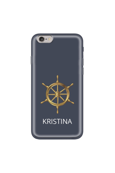 APPLE - iPhone 6S - Soft Clear Case - Boat Wheel