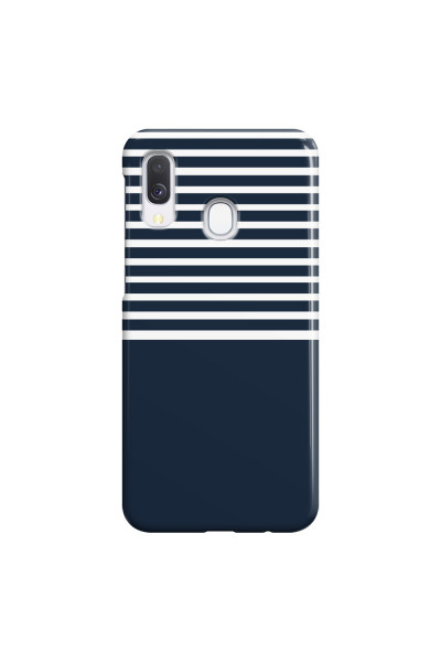 SAMSUNG - Galaxy A40 - 3D Snap Case - Life in Blue Stripes