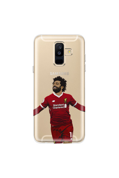 SAMSUNG - Galaxy A6 Plus - Soft Clear Case - For Liverpool Fans