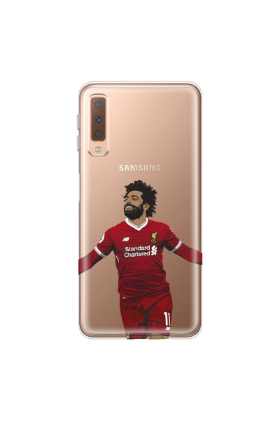 SAMSUNG - Galaxy A7 2018 - Soft Clear Case - For Liverpool Fans