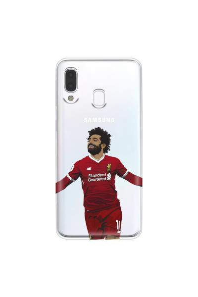 SAMSUNG - Galaxy A40 - Soft Clear Case - For Liverpool Fans