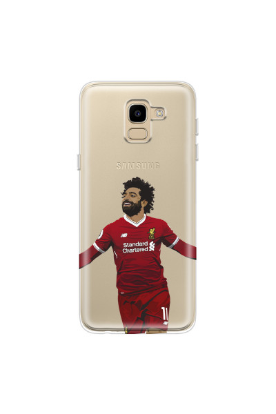 SAMSUNG - Galaxy J6 - Soft Clear Case - For Liverpool Fans