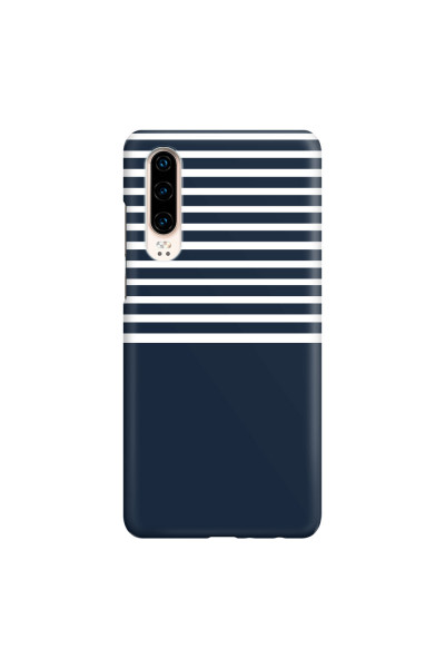 HUAWEI - P30 - 3D Snap Case - Life in Blue Stripes