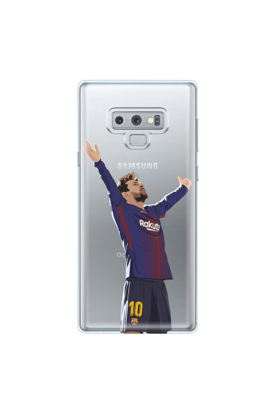 SAMSUNG - Galaxy Note 9 - Soft Clear Case - For Barcelona Fans