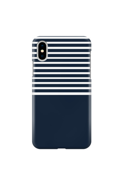 APPLE - iPhone X - 3D Snap Case - Life in Blue Stripes