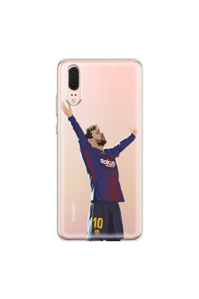 HUAWEI - P20 - Soft Clear Case - For Barcelona Fans
