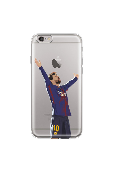 APPLE - iPhone 6S - Soft Clear Case - For Barcelona Fans