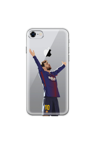APPLE - iPhone 8 - Soft Clear Case - For Barcelona Fans
