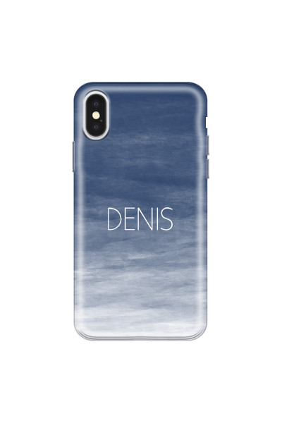 APPLE - iPhone X - Soft Clear Case - Storm Sky