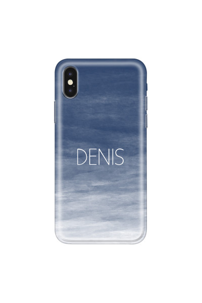 APPLE - iPhone XS Max - Soft Clear Case - Storm Sky